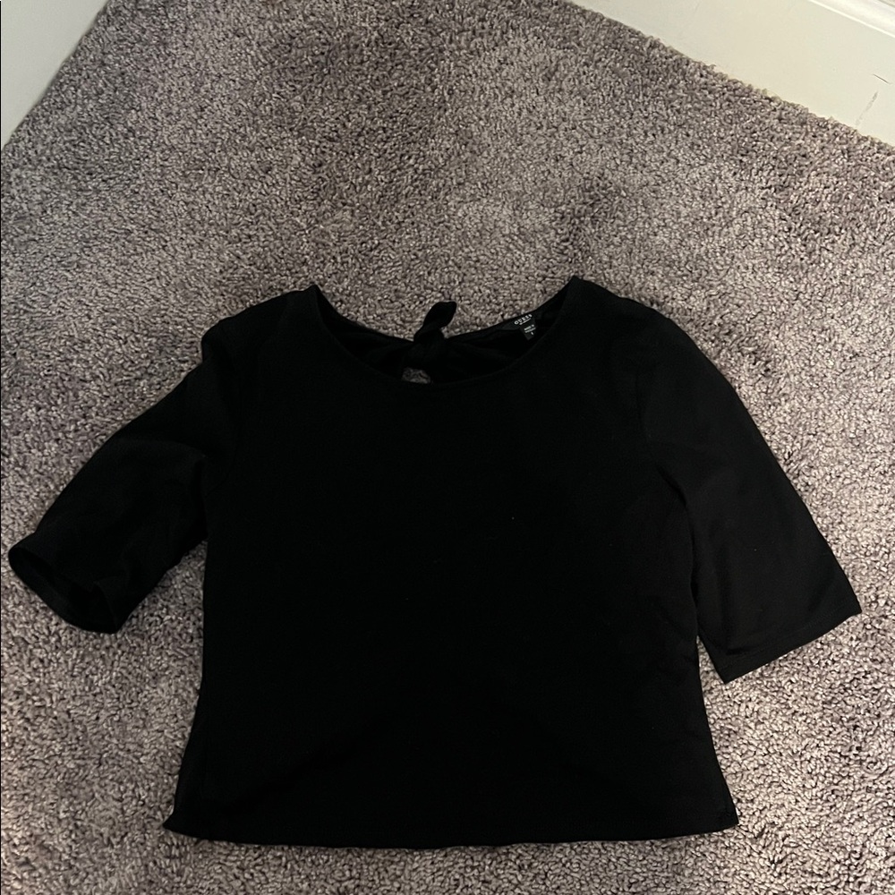 Elegant Black Women's Top